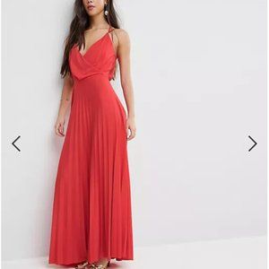ASOS Blouson Wrap Maxi Dress